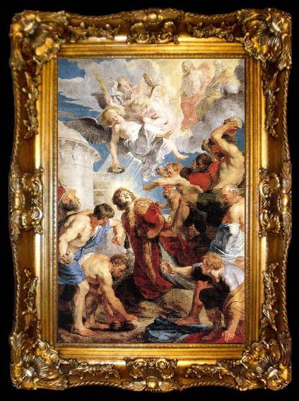 framed  RUBENS, Pieter Pauwel The Martyrdom of St Stephen, ta009-2